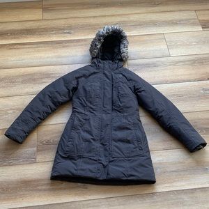 North Face grey Parka